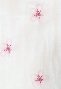Baby's blossom print double layer cotton muslin sleep bag